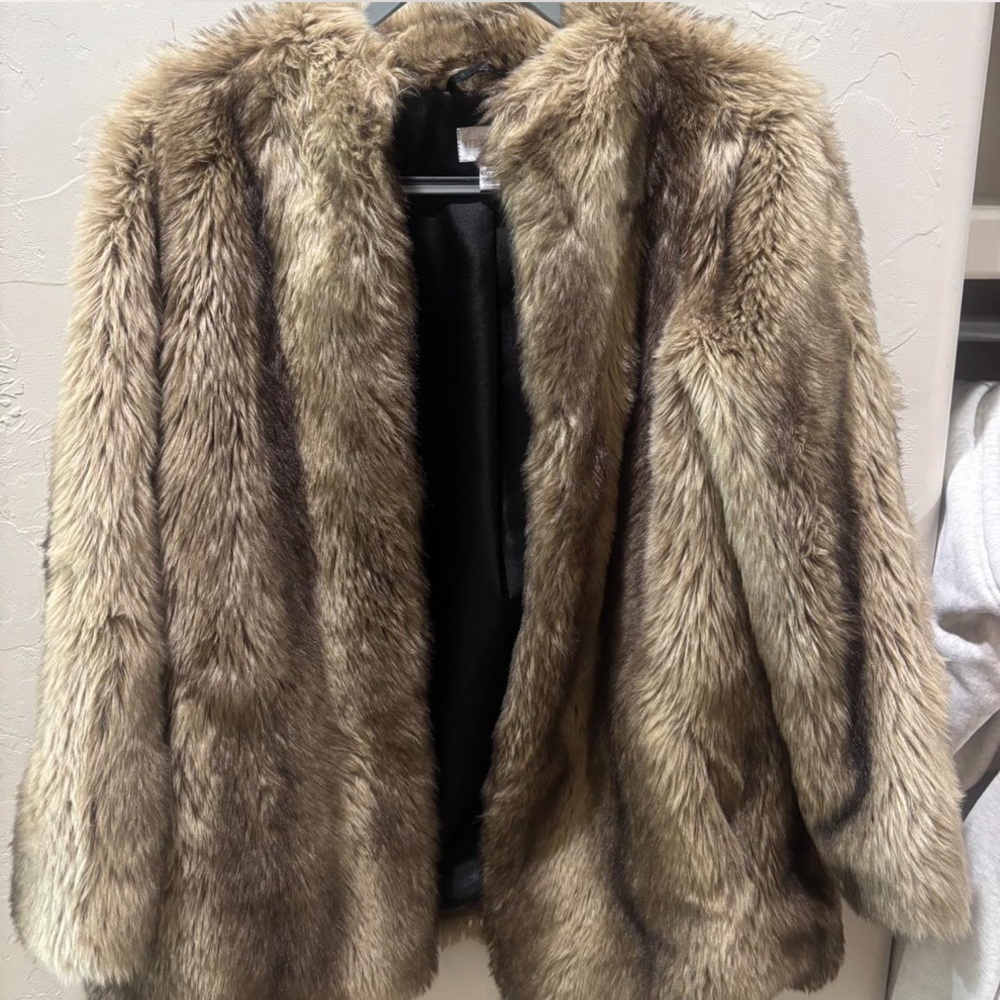 Amuse Society Teddy Jacket in Brown